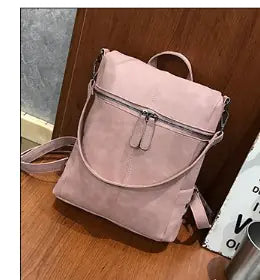Fashionable Women's Dual-Use Backpack and Shoulder Bag