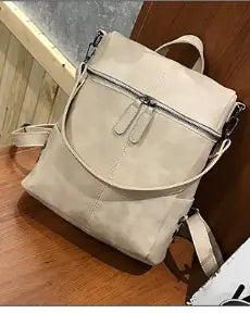Fashionable Women's Dual-Use Backpack and Shoulder Bag