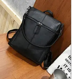 Fashionable Women's Dual-Use Backpack and Shoulder Bag
