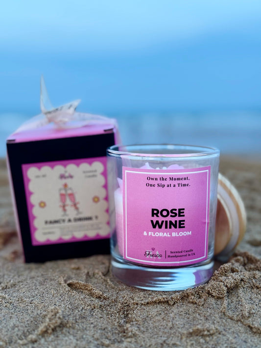Rosé All Day – Scented Candle Handpoured in UK | Organic & Vegan