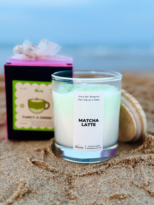 Matcha Latte – Scented Candle Handpoured in UK | Organic & Vegan