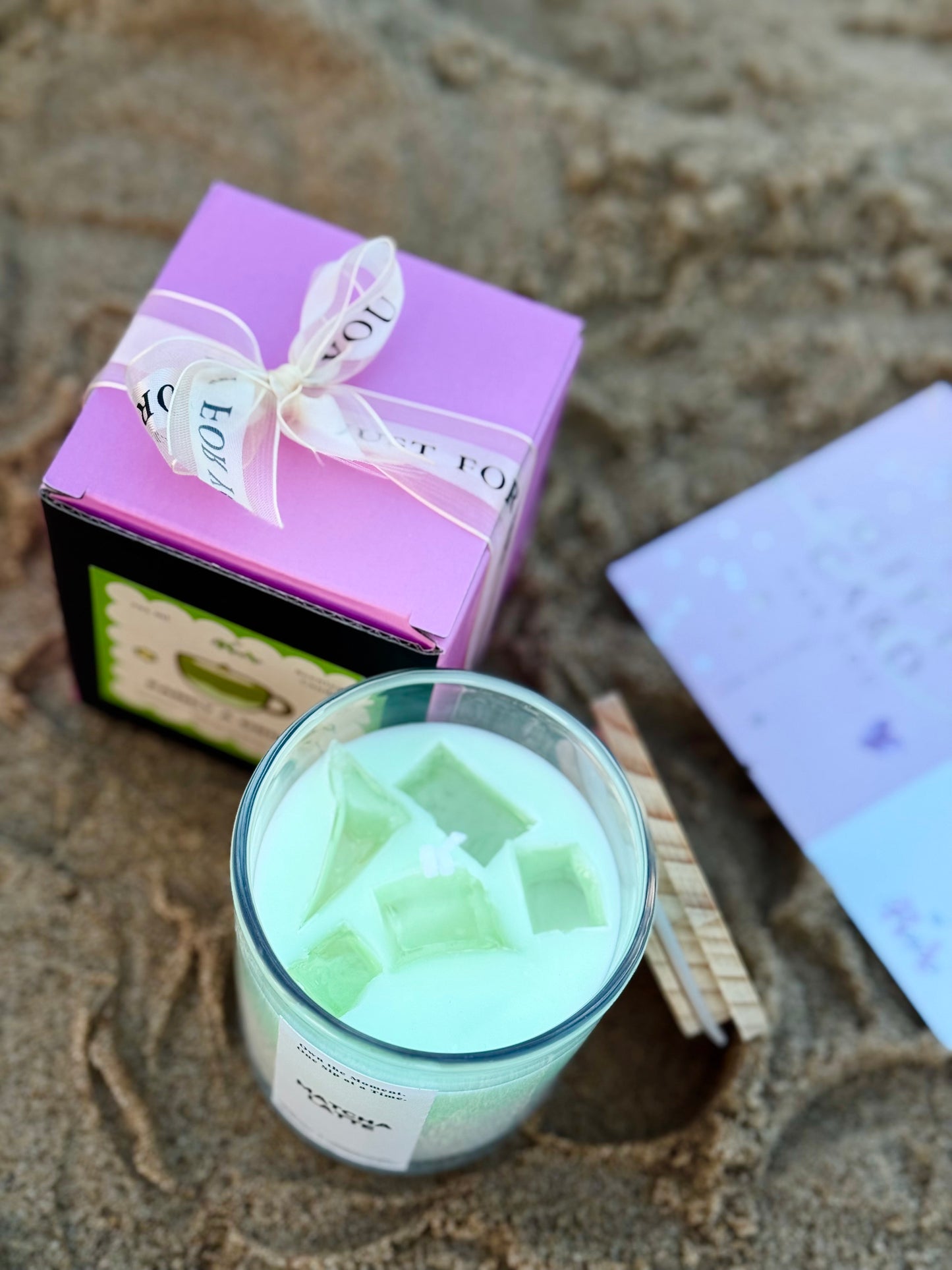 Matcha Latte – Scented Candle Handpoured in UK | Organic & Vegan