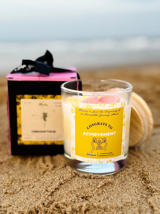 Floral Éclat – Scented Candle Handpoured in UK | Gifts for Achievement Celebrations