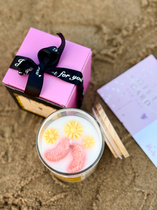 Floral Éclat – Scented Candle Handpoured in UK | Gifts for Achievement Celebrations
