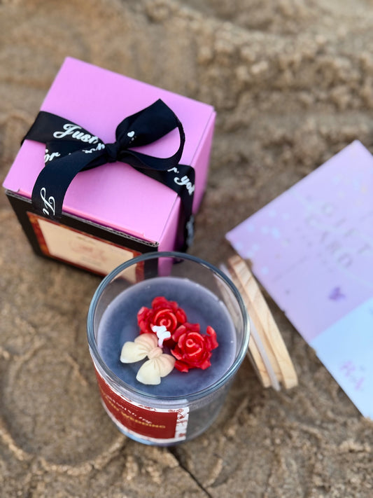 Velvet Rose – Scented Candle Handpoured in UK | Perfect for Weddings