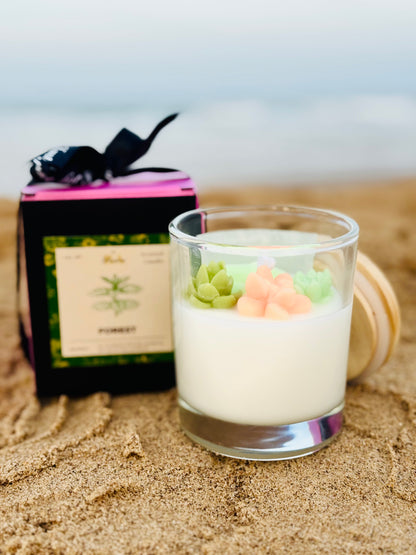 Whispering Forest – Scented Candle Handpoured in UK | Gifts for Newborn Blessings