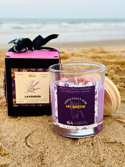 Creamy Lavender – Scented Candle Handpoured in UK | Best Friend or Birthday Gifts