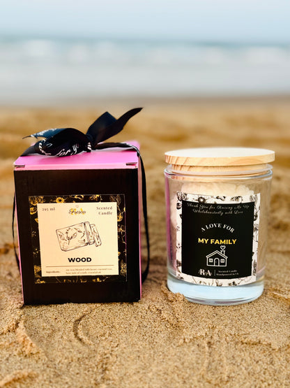 Pine & Cedarwood Charm – Scented Candle Handpoured in UK | Mother’s Day, Father’s Day, Family Gifts